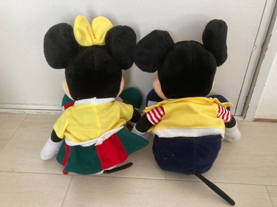 ミッキー、ミニーぬいぐるみペア　レア