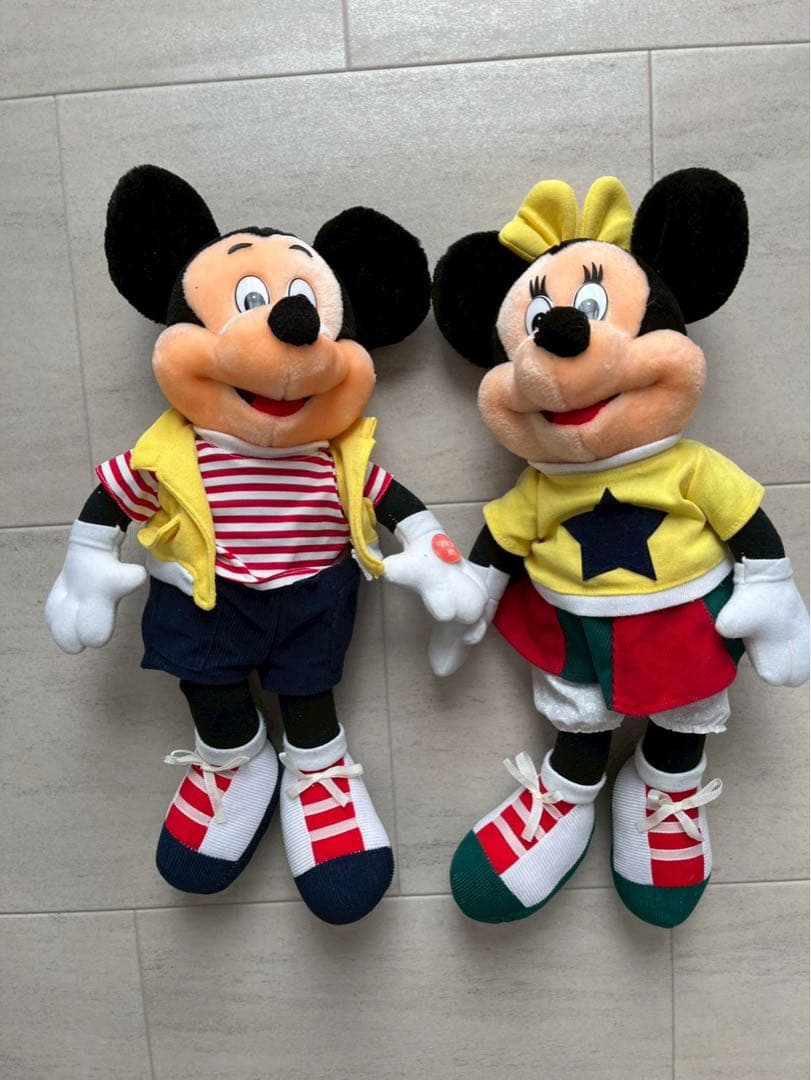 ミッキー、ミニーぬいぐるみペア　レア