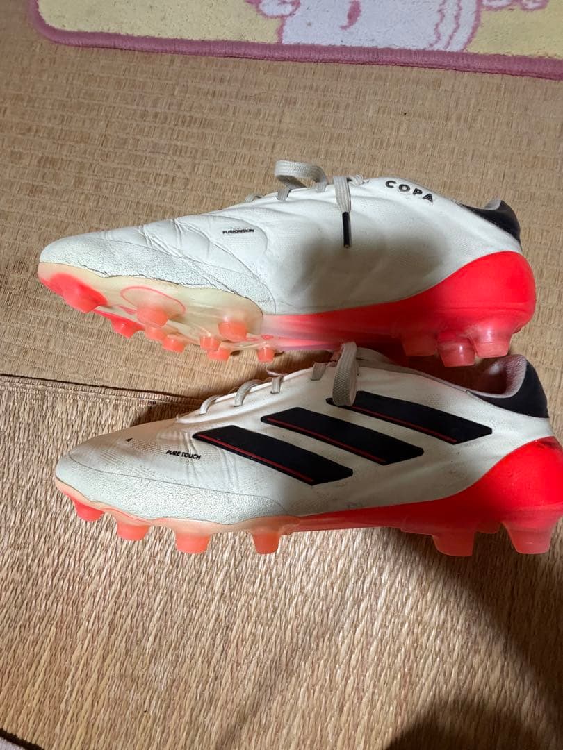 adidas COPA サッカー スパイク ホワイト/レッド