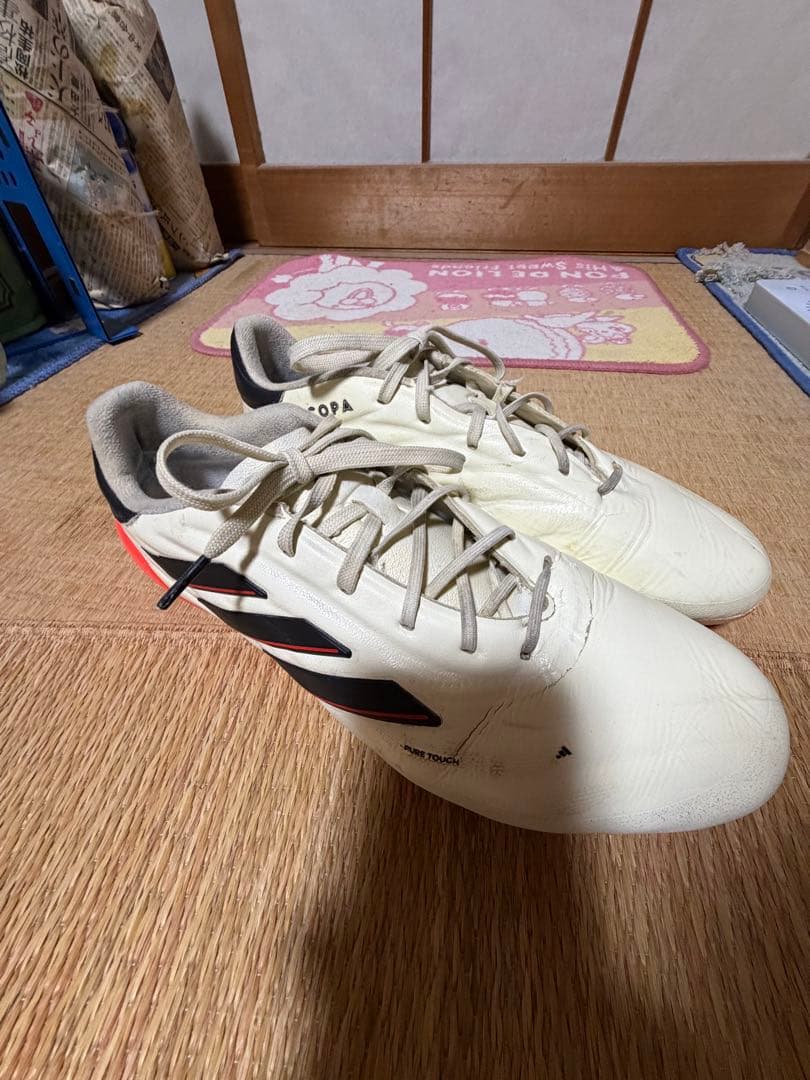 adidas COPA サッカー スパイク ホワイト/レッド