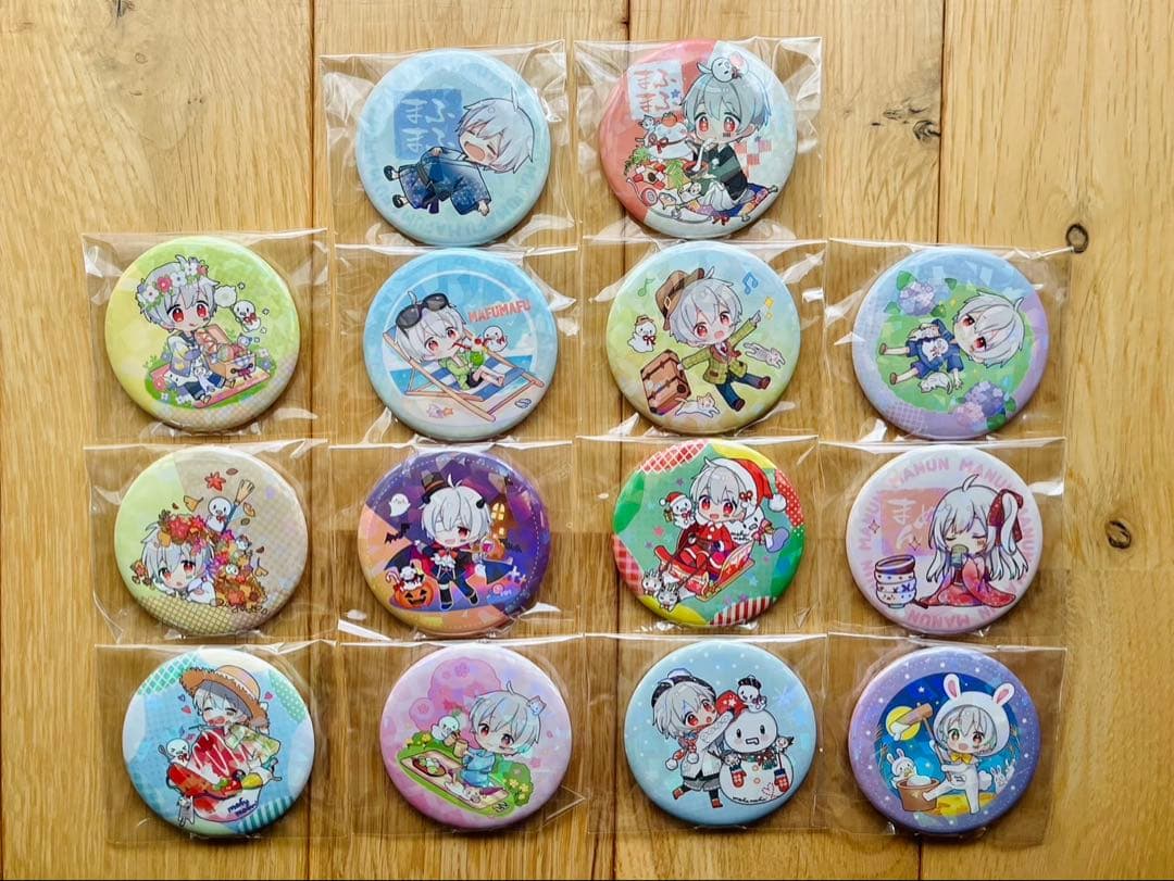 まふまふ　缶バッジ　ホログラフィック缶バッジ ひきライ2022