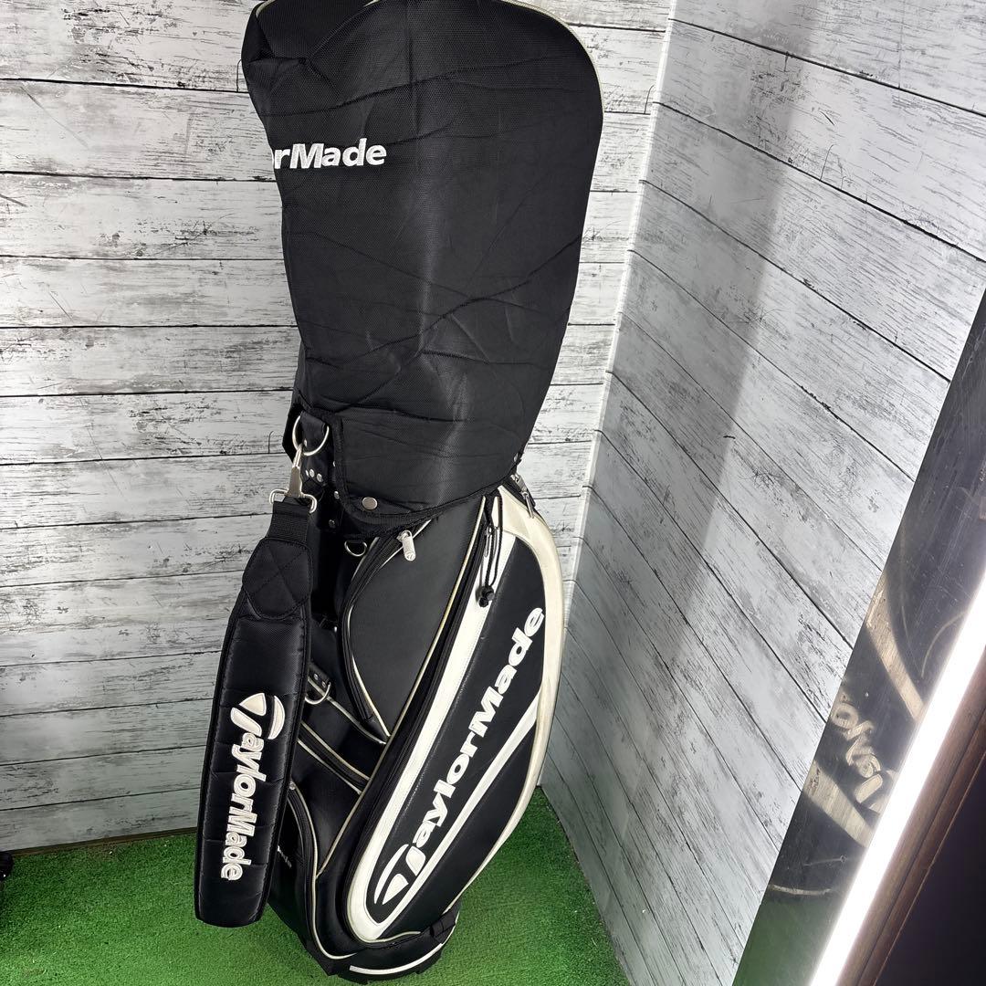 TaylorMade キャディバッグ 黒/白
