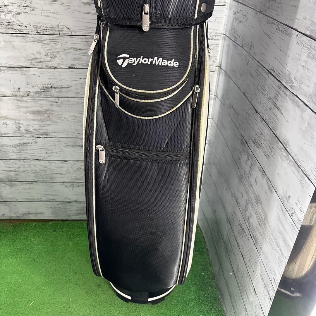 TaylorMade キャディバッグ 黒/白