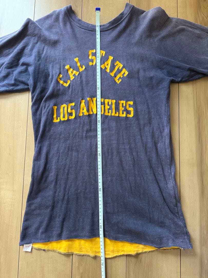ヴィンテージ　アメリカンフットボールTシャツ ネイビー/イエロー