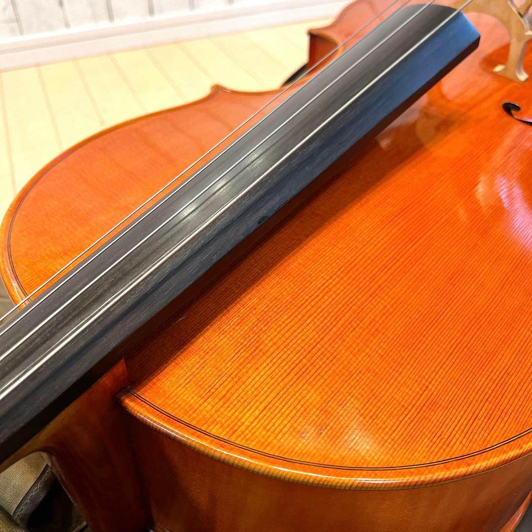 【美品・美虎杢】SUZUKI チェロ NO.75 4/4 1989年 希少廃盤