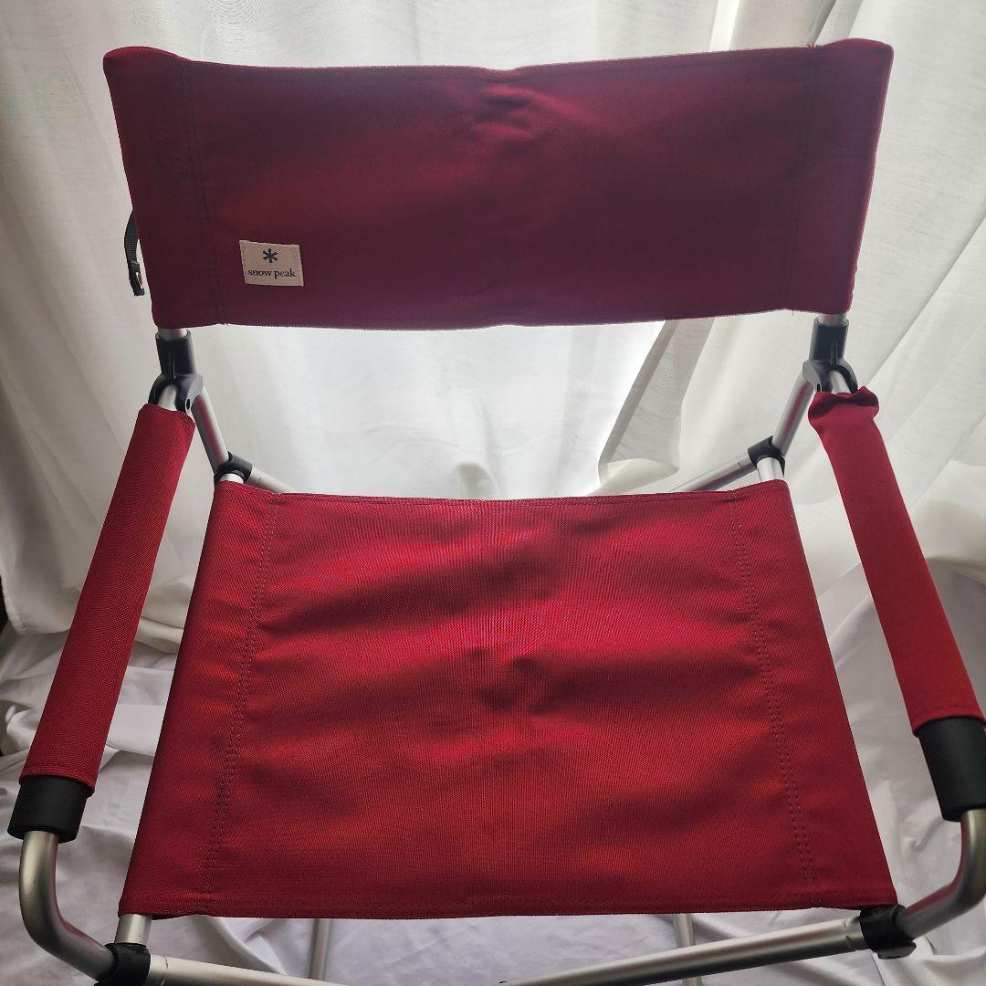 美品＊スノーピーク＊FDチェアワイド シートエンジ色