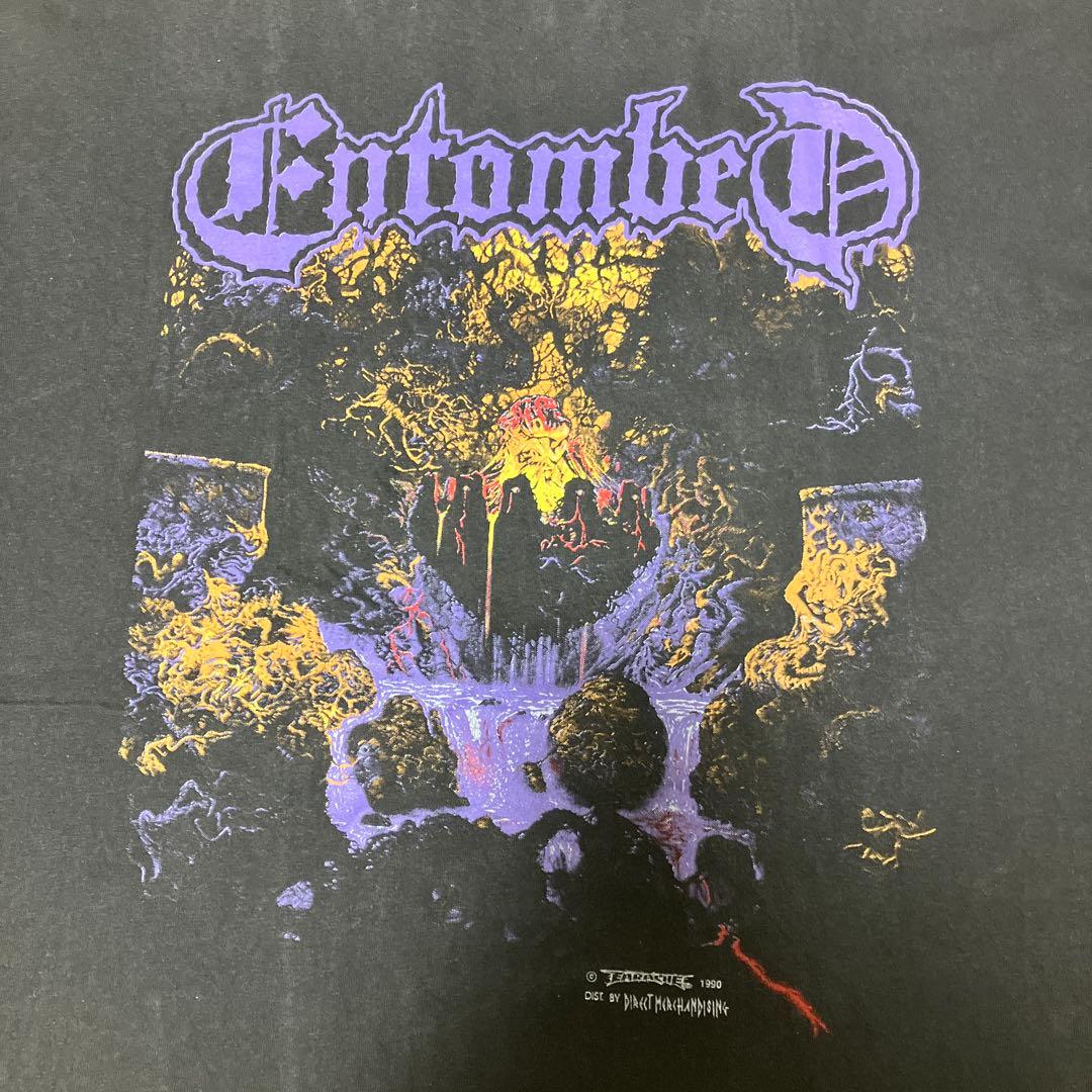 Entombed 1990 CLANDESTINE Tシャツ L 正規品