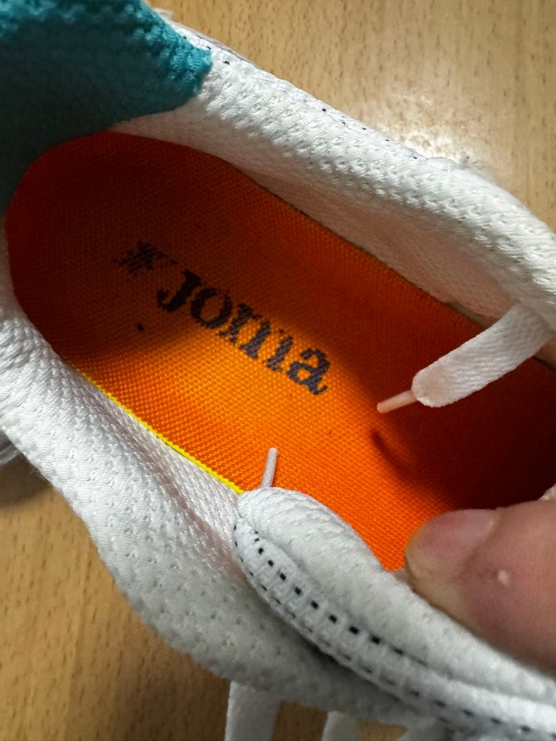 JOMA TOP FLEX フットサルシューズ ホワイト/ターコイズ