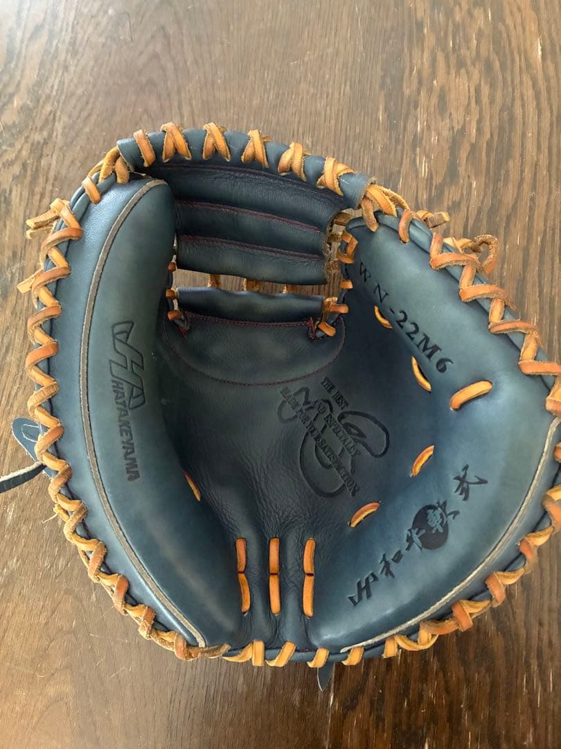 HATAKEYAMA M6 和牛軟式キャッチャーミット22M6 Jブルー