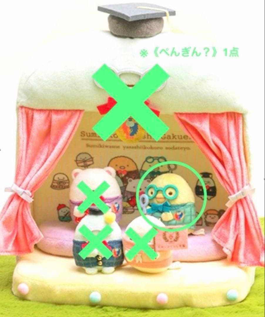 【レア・限定品】＊すみっコぐらし　てのりぬいぐるみ　受注（ぺんぎん？）1点