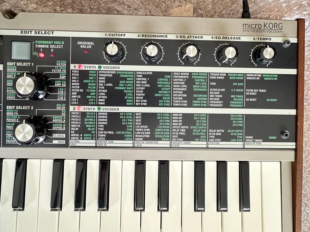 microKORG 通電発音確認済 korg アナログシンセ 良品