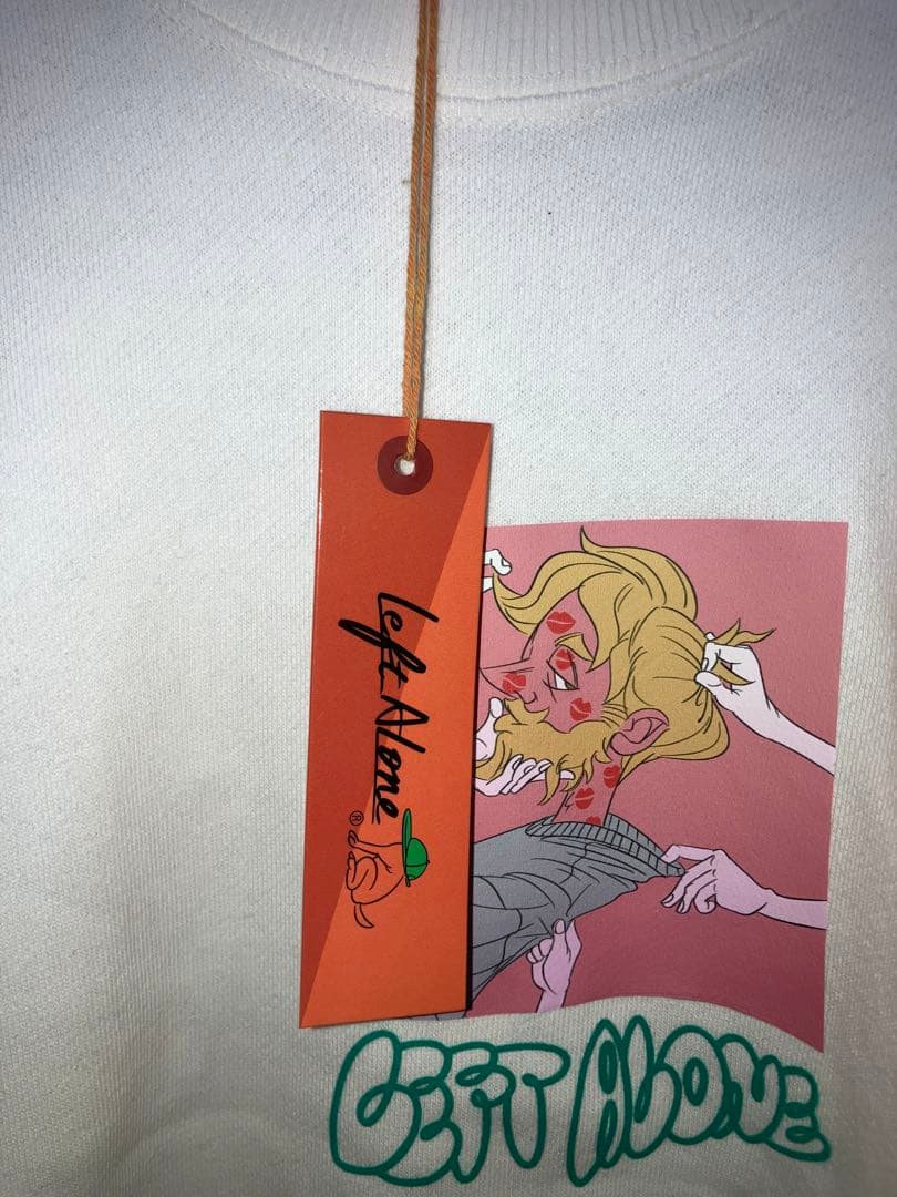left alone 初期スウェット　トレーナー　刺繍　ステッチ　新品未使用！