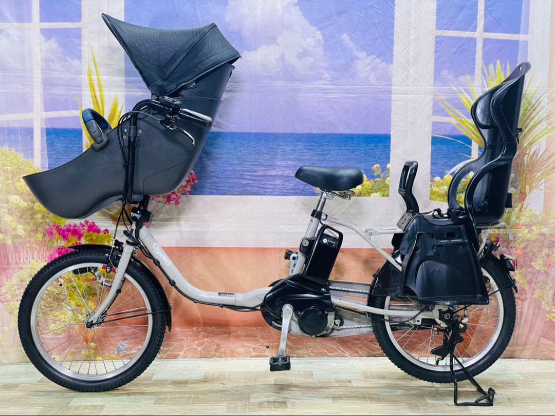 2019年！ギュットクルームDX16AH！⭐️子供乗せ電動アシスト自転車Y3574