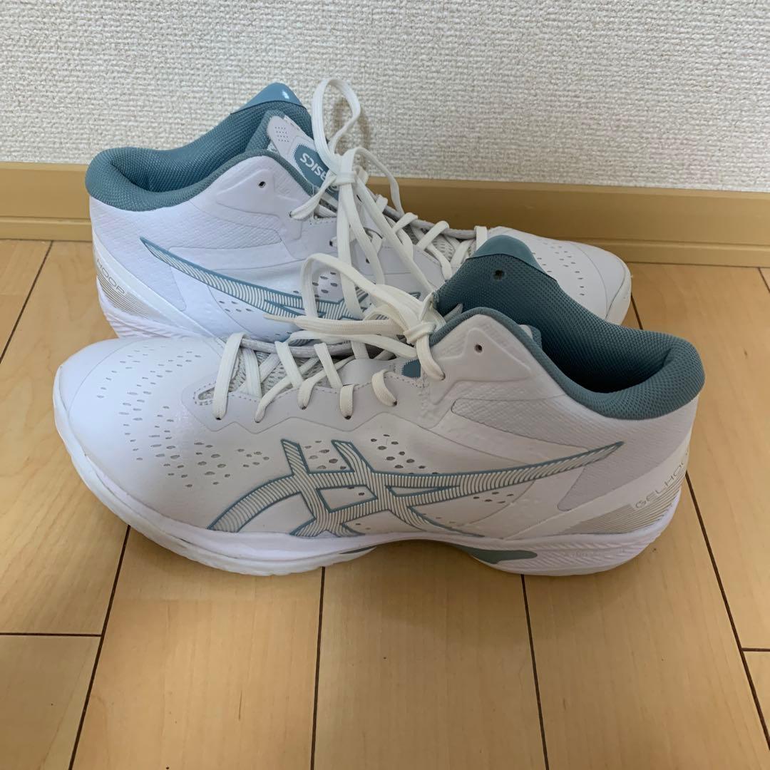 ASICS GELHOOPバスケットシューズ 30cm ホワイト/グレー即購入⭕️