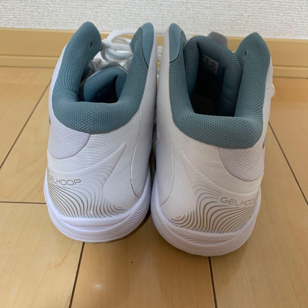 ASICS GELHOOPバスケットシューズ 30cm ホワイト/グレー即購入⭕️