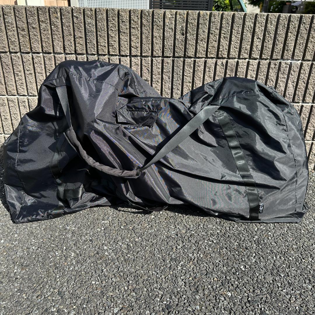 【概ね美品】LOG OUTRUNK アウトランク 折りたたみ自転車 レッド