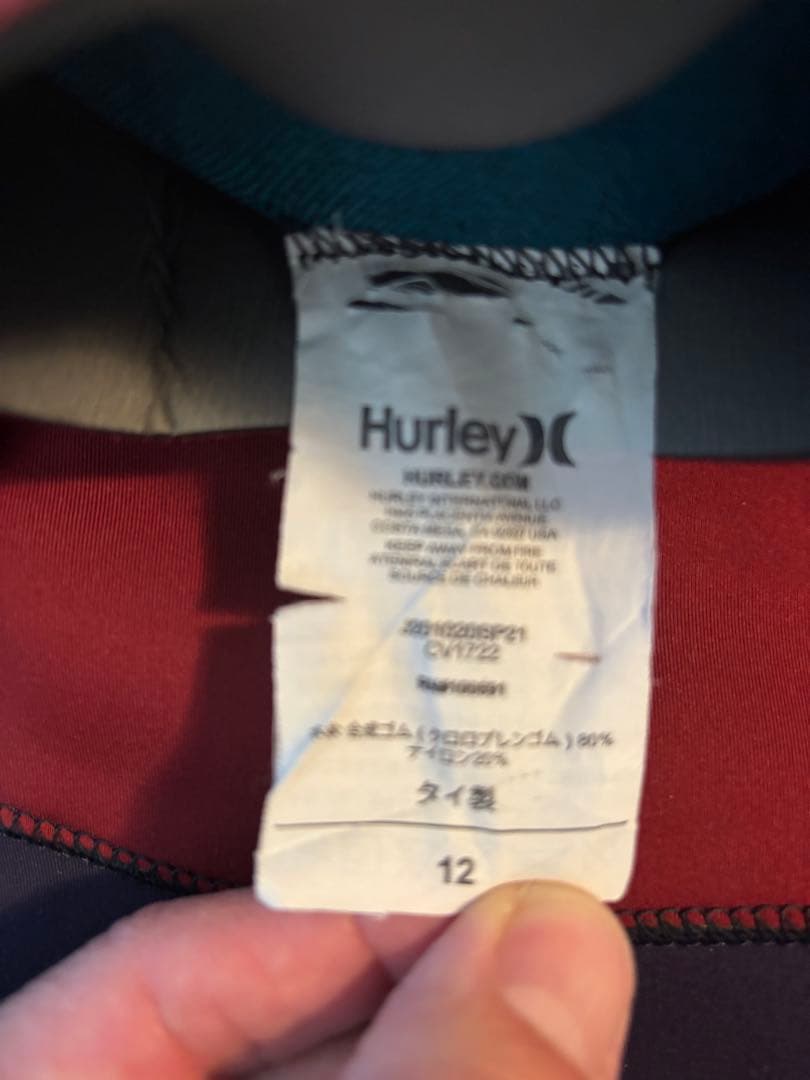 Hurley ハーレー ジュニア ウェットスーツ フルスーツ 3×2 ジャージ