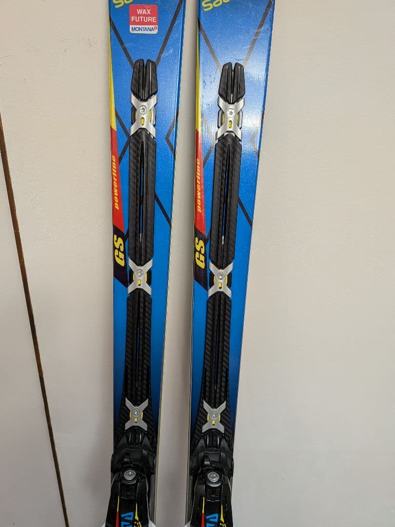 再値下げSalomon GS POWER LINE 190cm スキー板 青/黄