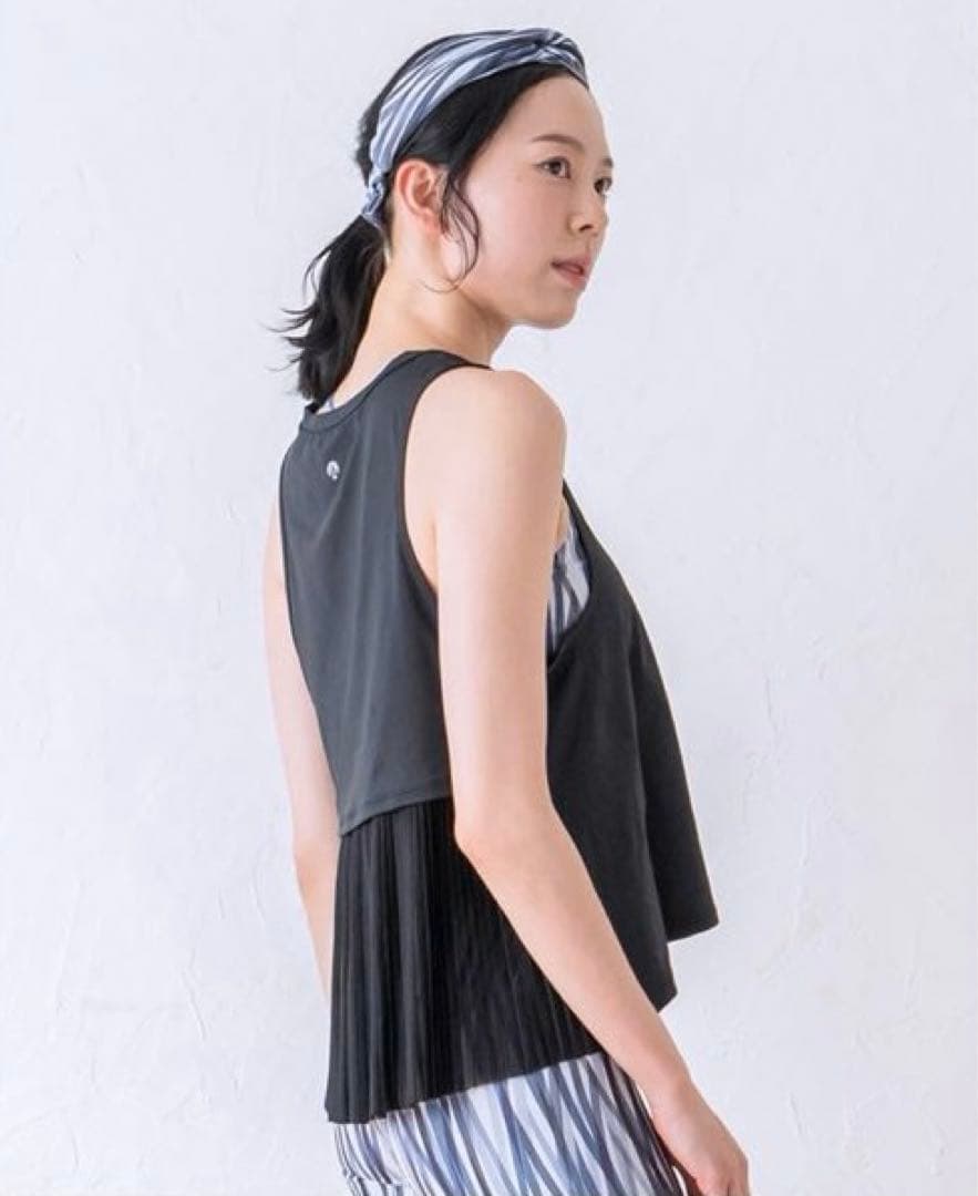 ゆなたこす スカーラ バックプリーツタンクトップ Mサイズ【新品】