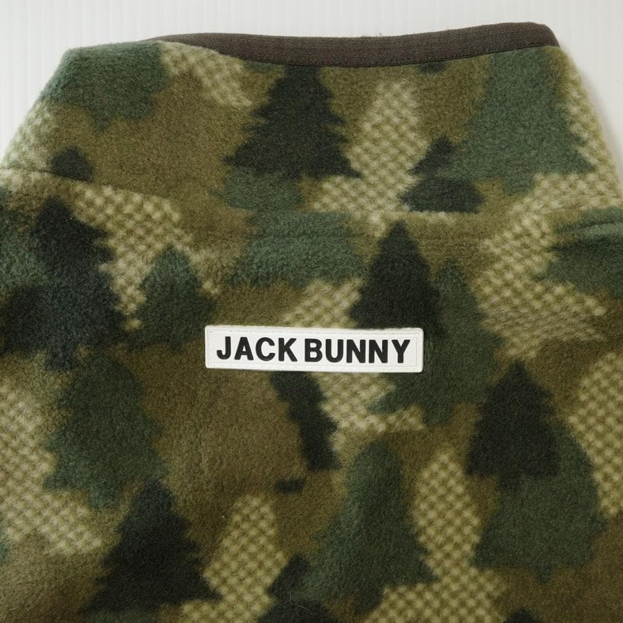 新品◆Jack Bunny! ツリー柄カモフラージュ フリースベスト