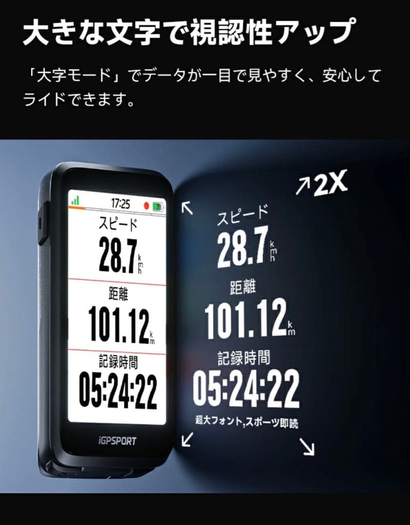 ⭐️極美品 iGPSPORT Binavi ＋ M80専用マウント セット