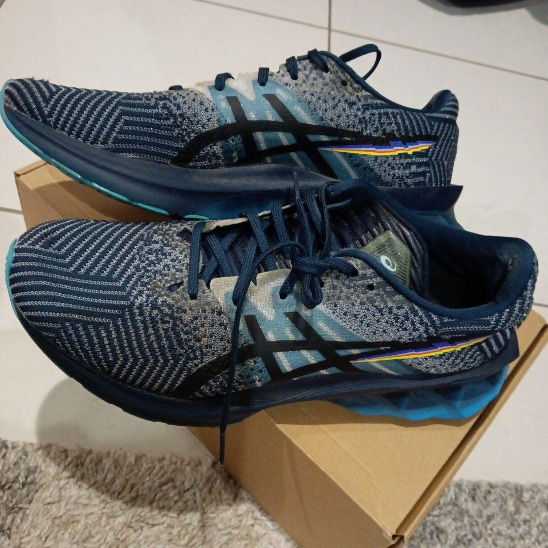 ASICS Gel-Quantum 180 ネイビー/グレー25.5サイズ