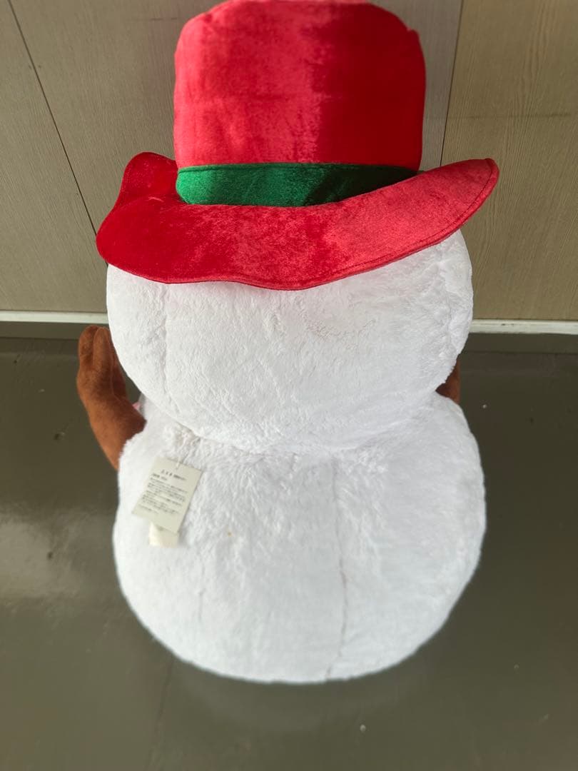 〒限定品・ディズニー ストア/ スティッチ 雪だるま 特大 パペット ぬいぐるみ