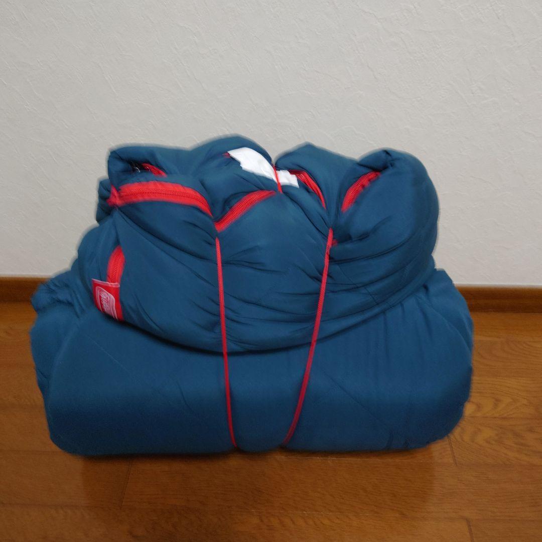 Coleman キャンプ用寝袋 ネイビー 収納バッグ付き