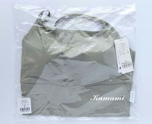 ラバ　SUKALA　ベーシックリブクロスブラトップ/ライトカーキ　M　未開封品