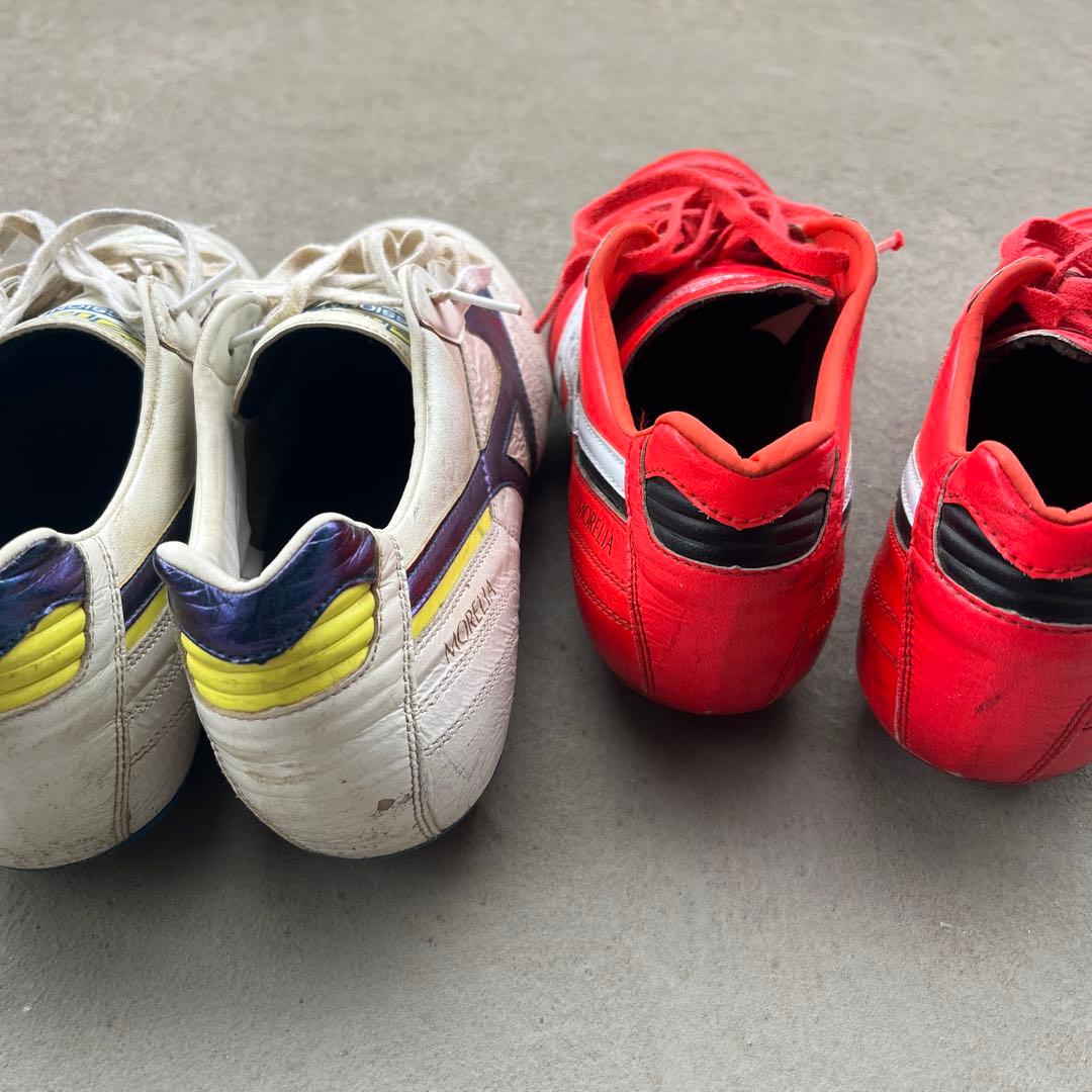 単品不可Mizuno モレリア　サッカーシューズ 4足まとめ