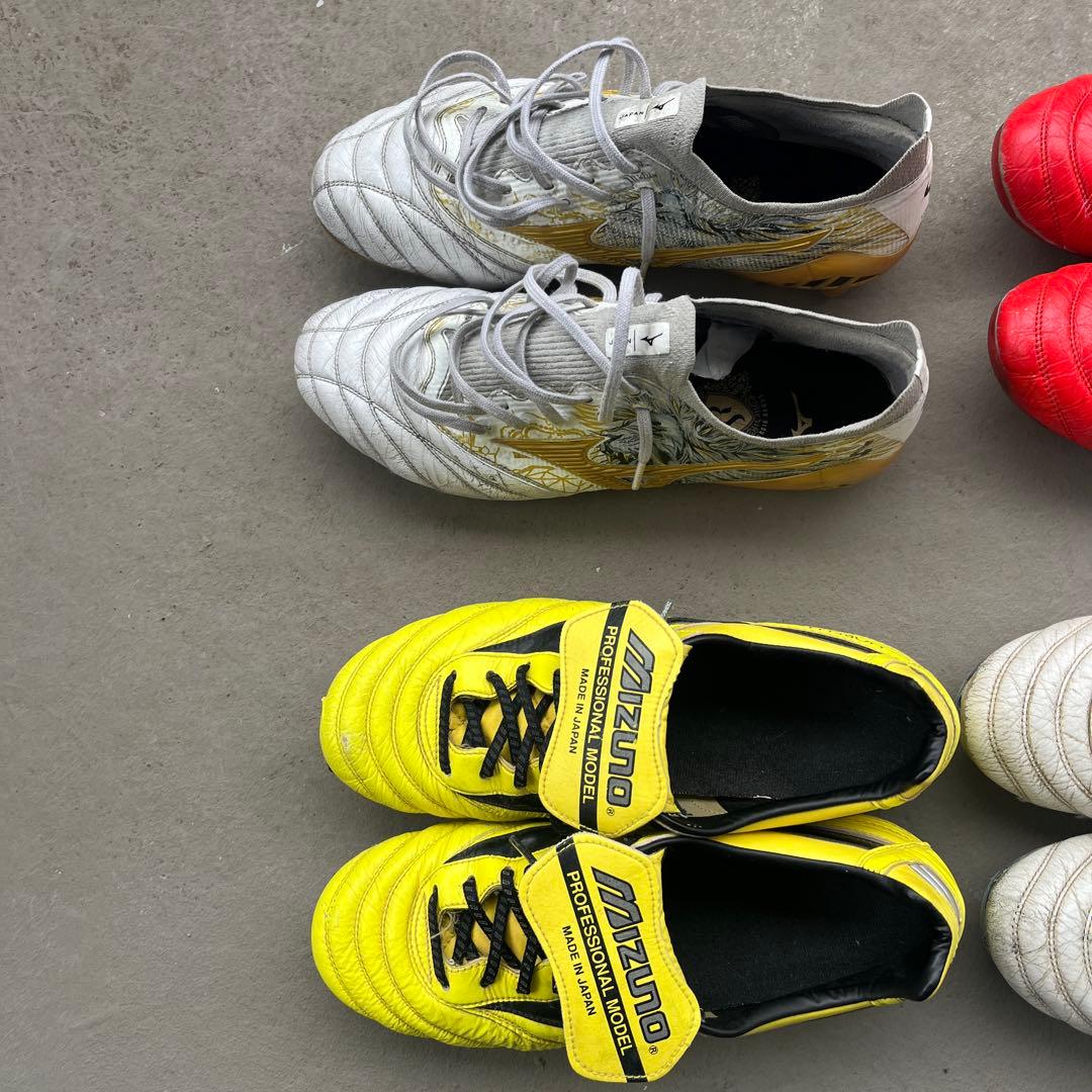 単品不可Mizuno モレリア　サッカーシューズ 4足まとめ