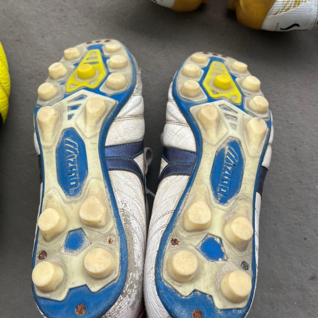 単品不可Mizuno モレリア　サッカーシューズ 4足まとめ