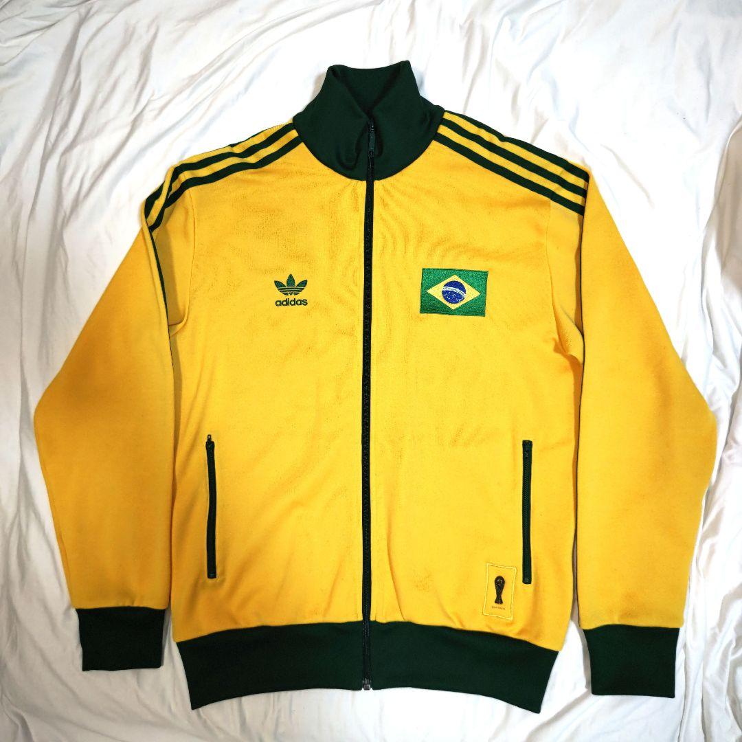 adidas ブラジル ジップアップジャージ