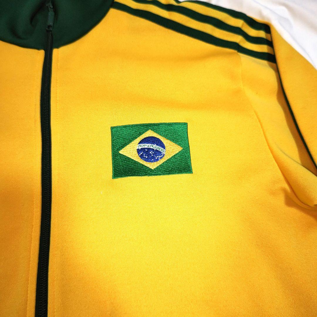adidas ブラジル ジップアップジャージ