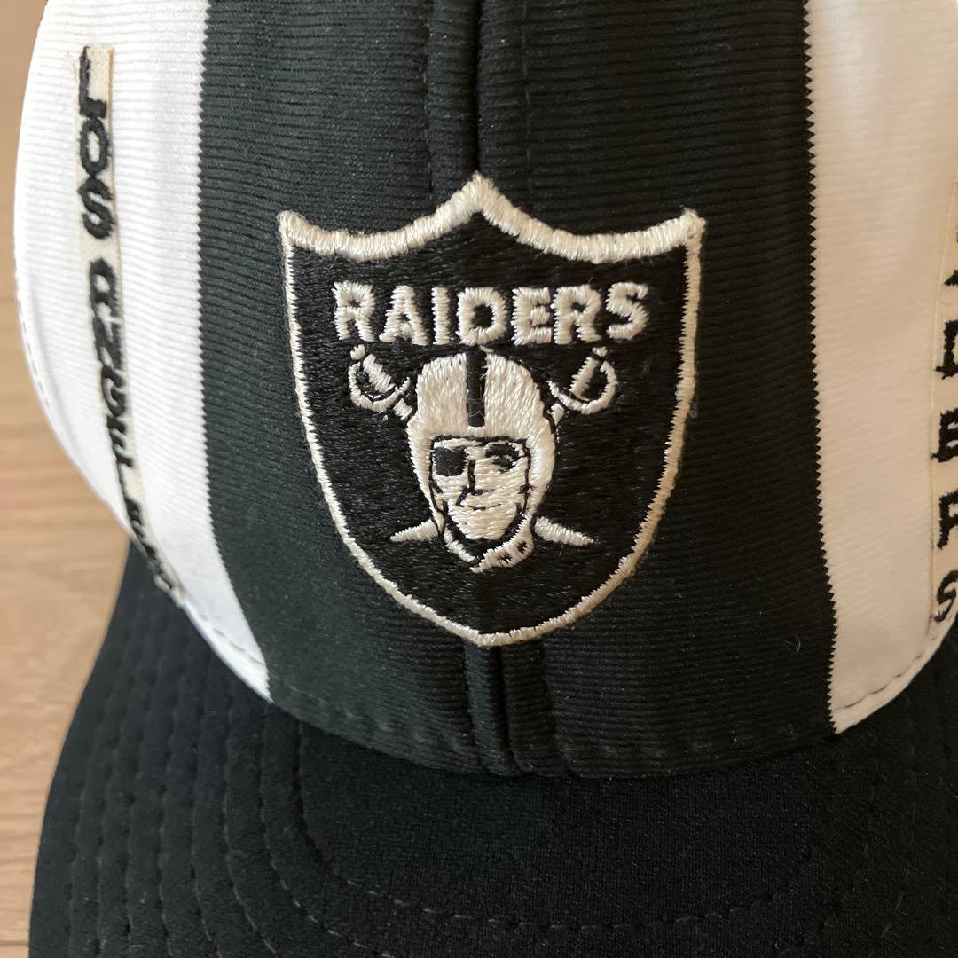 LOS ANGELES RAIDERS キャップAJDラッキーストライプ 80s