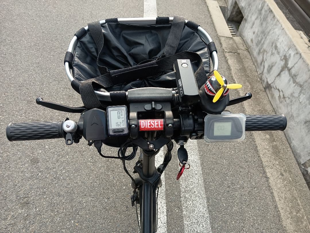 【値下げ】電動アシスト自転車折りたたみ式・SUNPIE カスタム　LED電飾