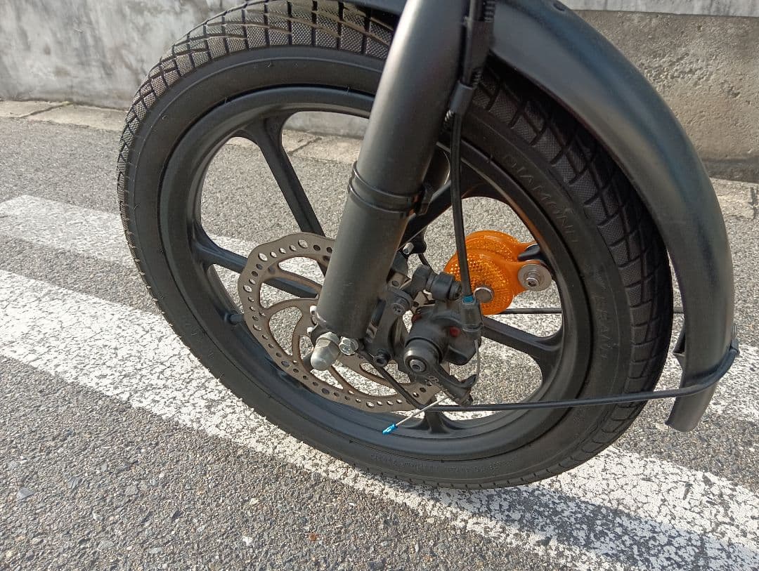 【値下げ】電動アシスト自転車折りたたみ式・SUNPIE カスタム　LED電飾