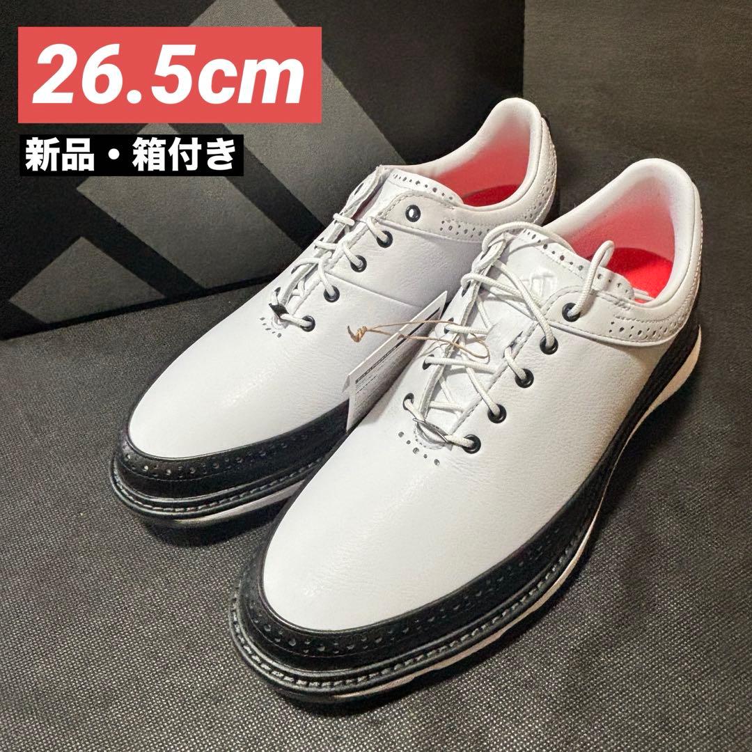 26.5cm adidas Golf MC80 ゴルフシューズ スパイクレス