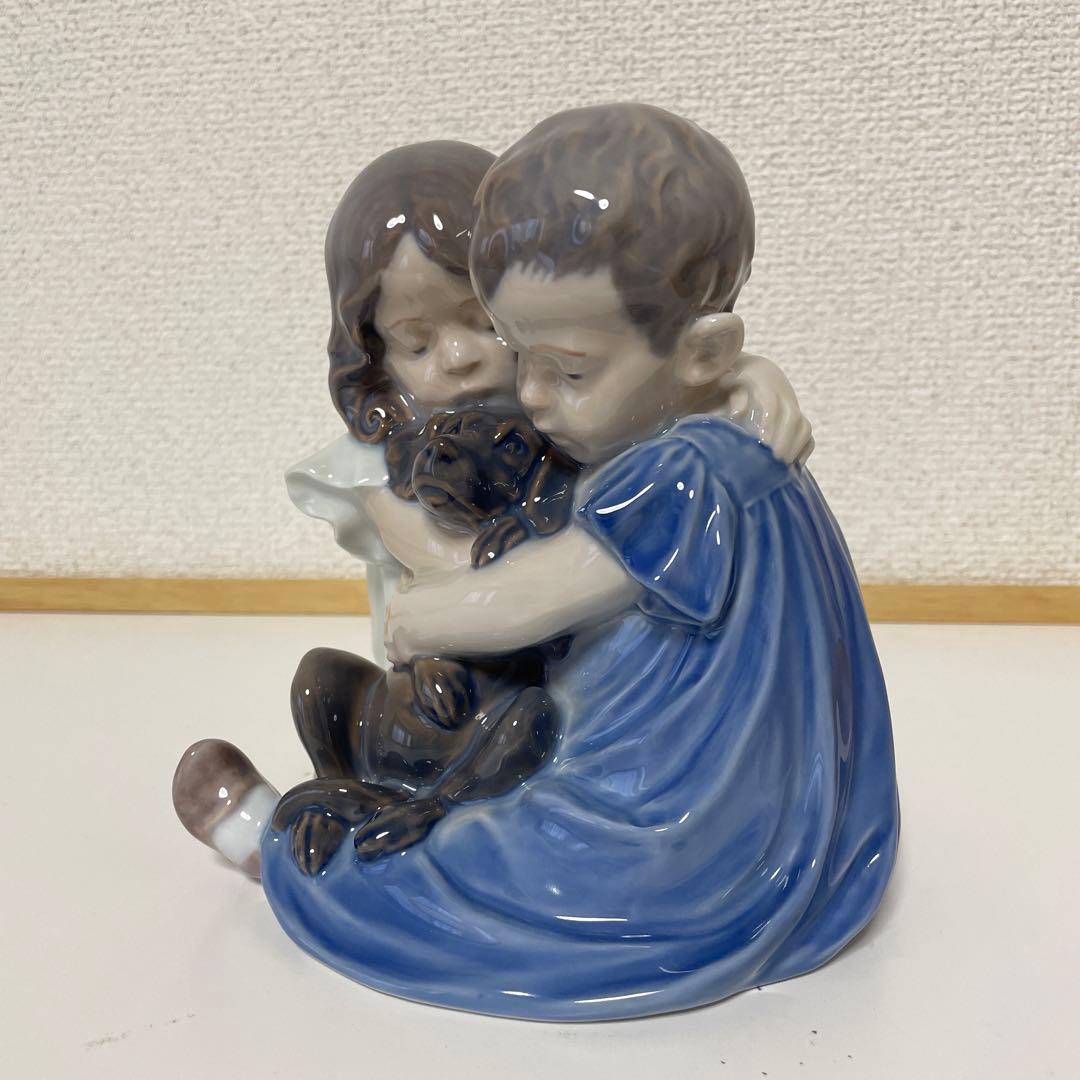 ・Children with puppy・高さ１５cm・ Copen・