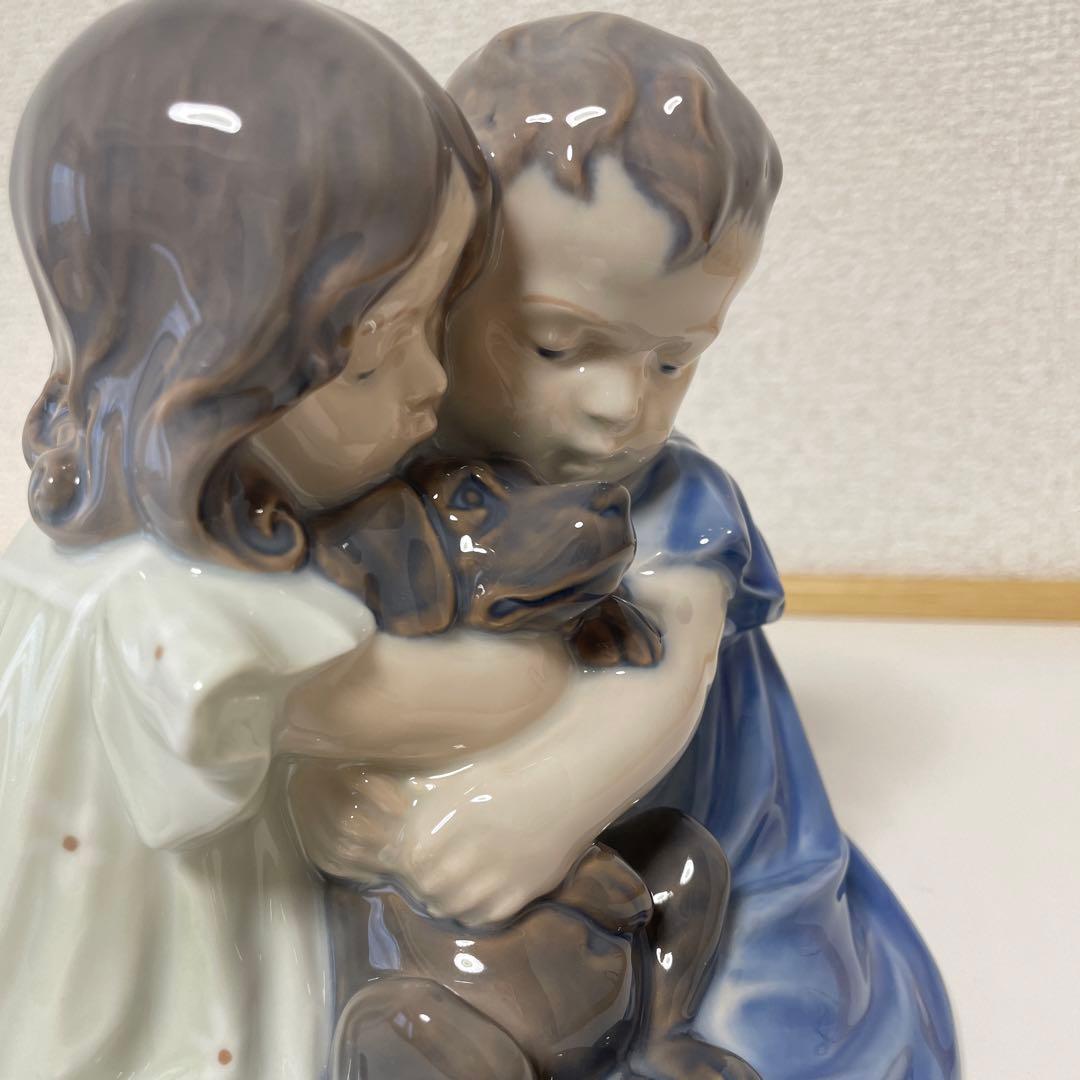 ・Children with puppy・高さ１５cm・ Copen・