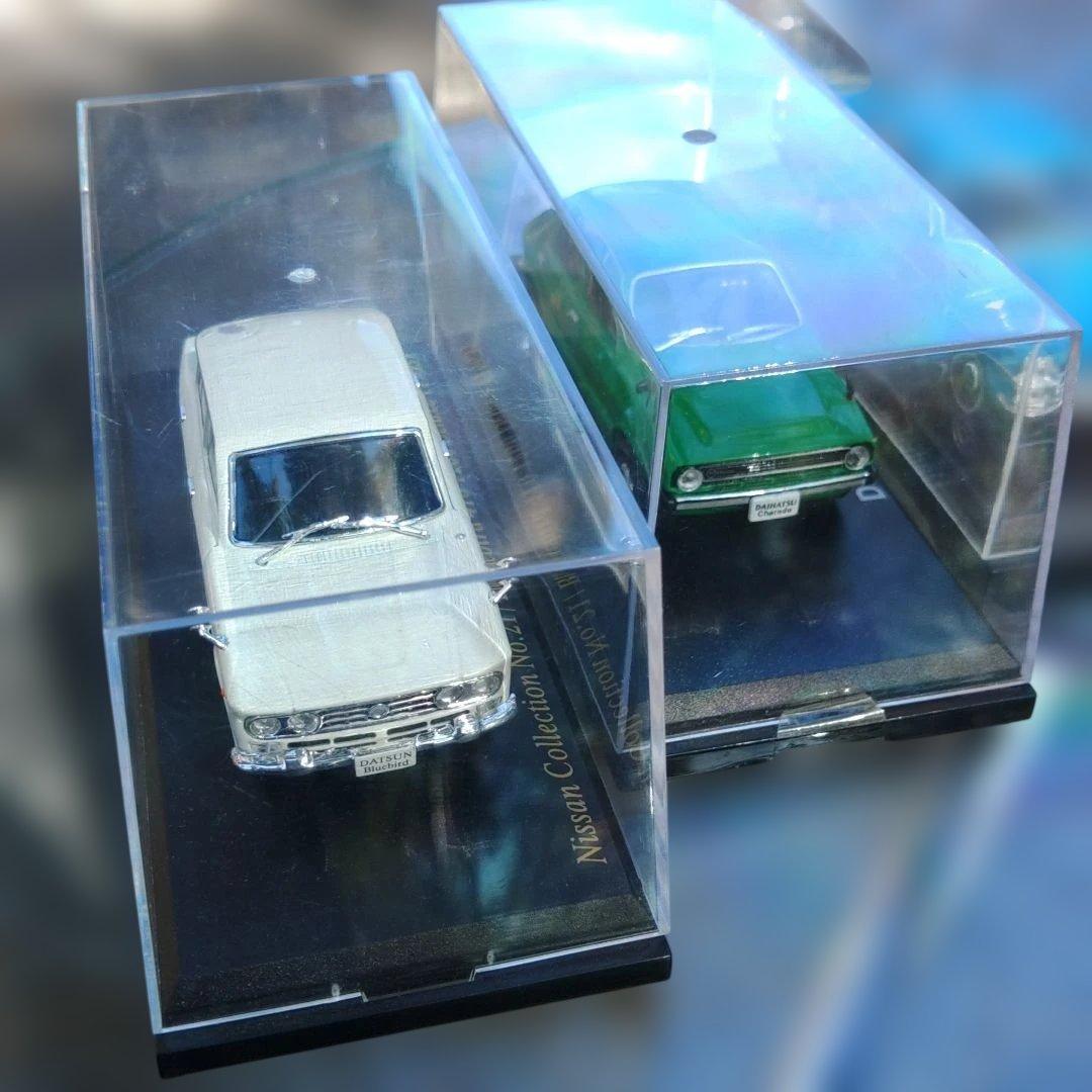 日産コレクション　ダイハツコレクション　レトロミニカー　ケース入り4個まとめて