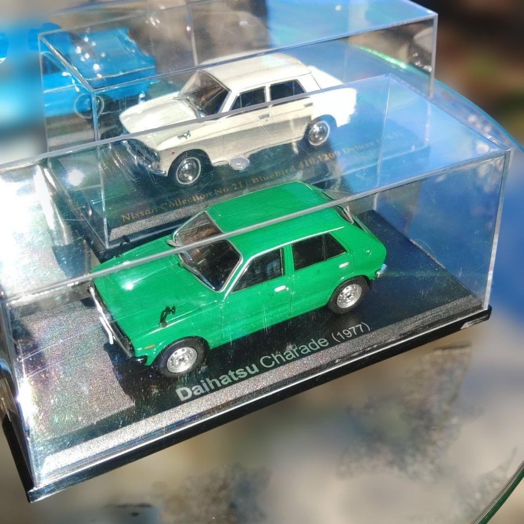 日産コレクション　ダイハツコレクション　レトロミニカー　ケース入り4個まとめて