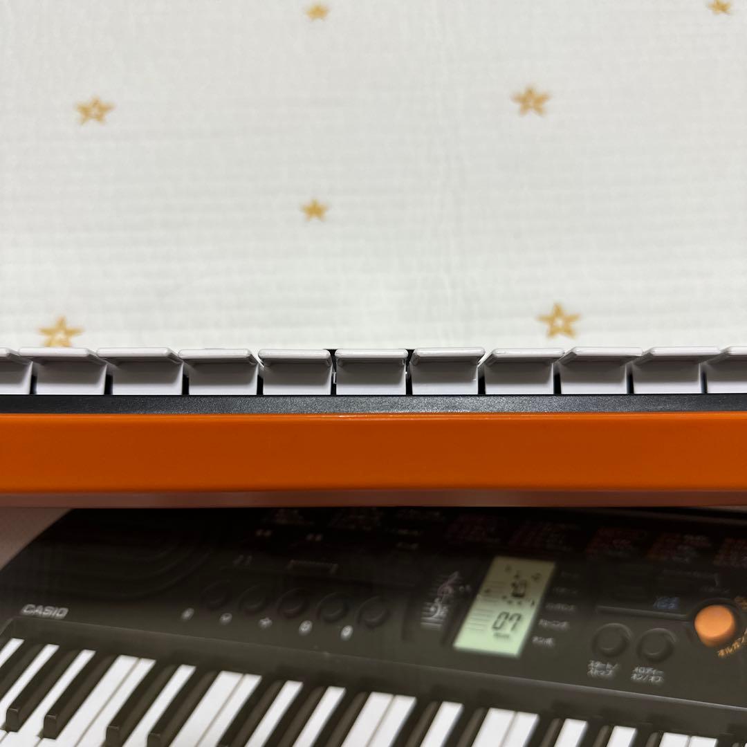 【ほぼ新品】CASIO SA-76 キーボード 純正ACアダプタ付き