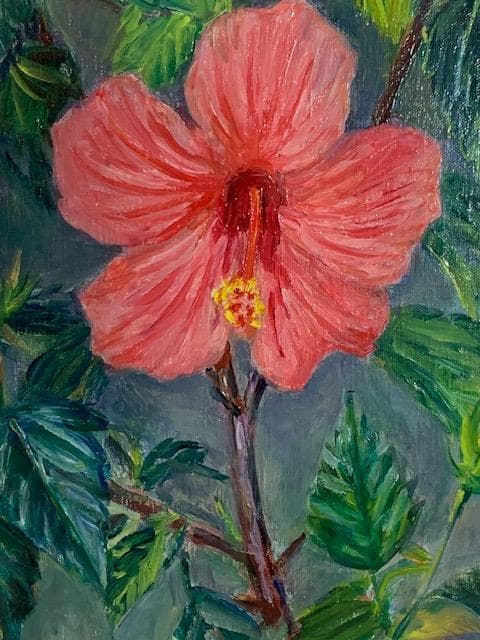 K*A様 美術館収蔵画家❣️物故作家・木下義謙◆油彩Ｆ３号◆実兄：木下孝則