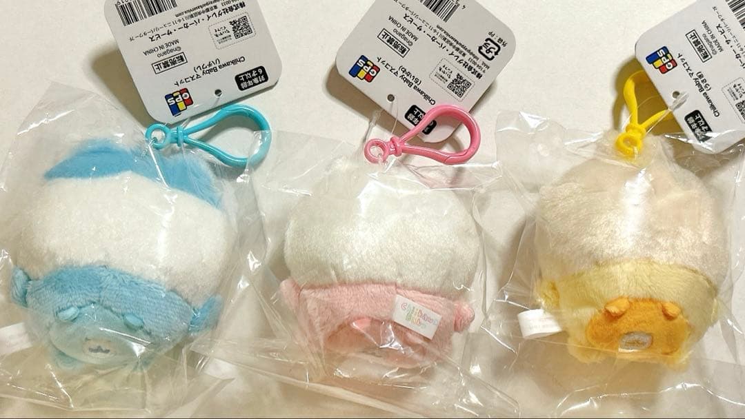 Chiikawa Baby マスコット ちいかわ ハチワレ うさぎ キーホルダー