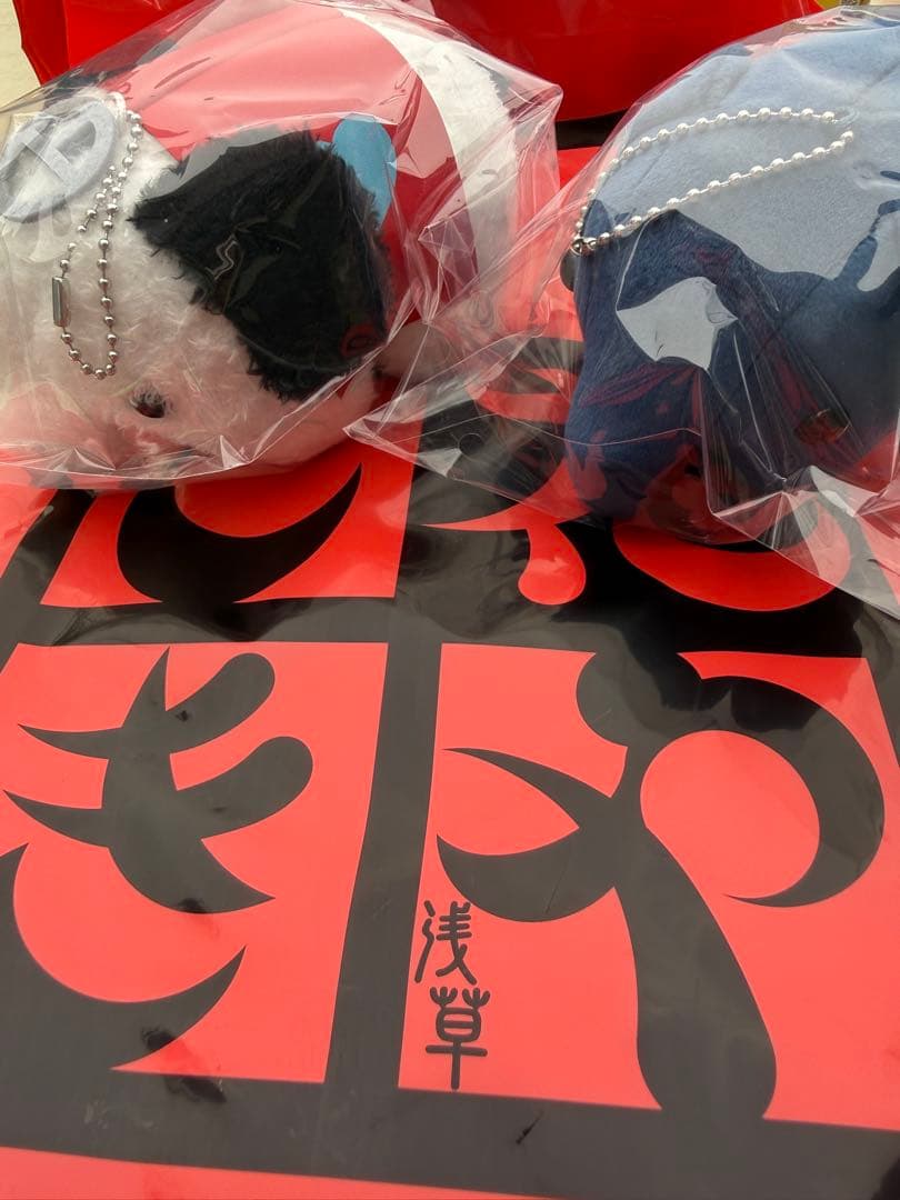 ドムドムどむぞう 花やしきコラボパン田のるぞう＆まるはなくんぬいぐるみ2体セット