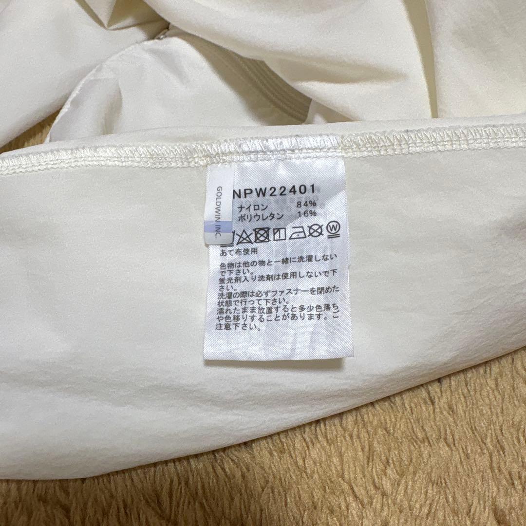 THE NORTH FACE ホワイト ランニング　ウィンドブレーカー