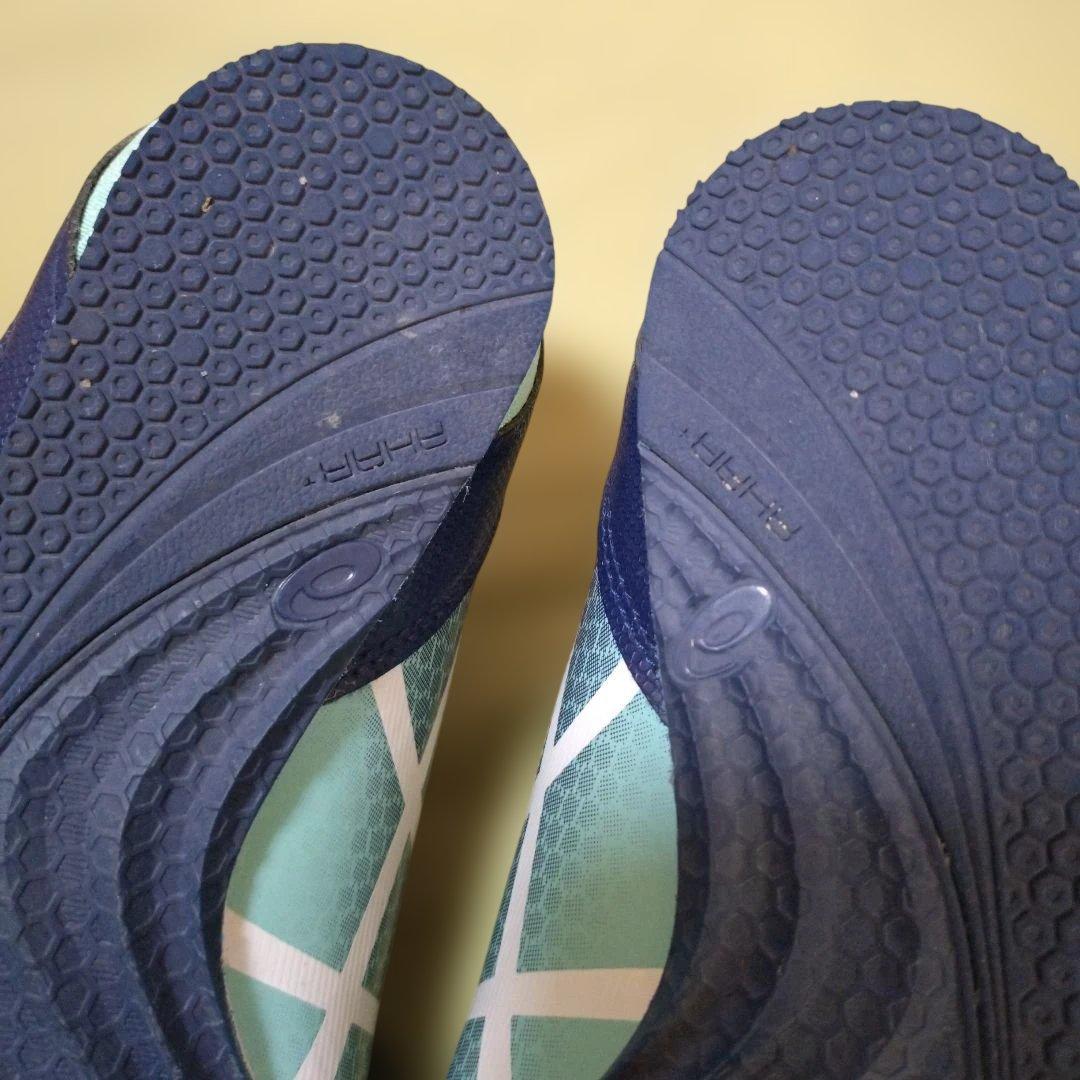 ASICS EFFORT スパイクシューズ 23,5 ネイビー/ミント