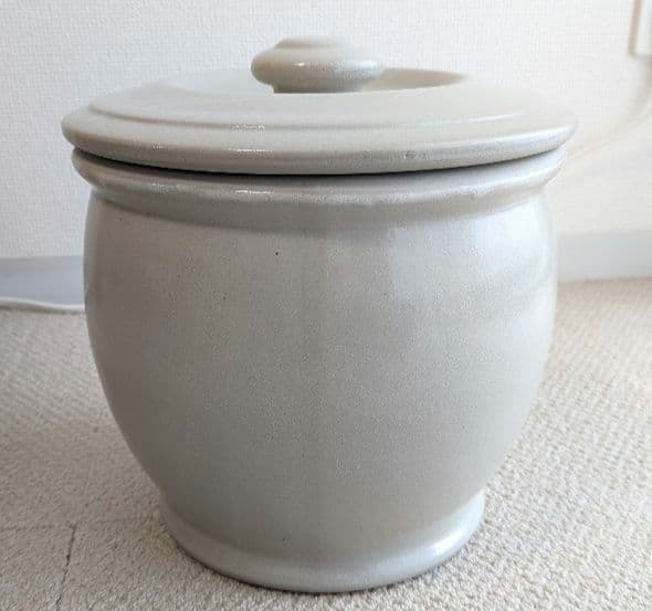 梅仕事に。えんける道具店 加藤さんのつくる甕3升 かめ