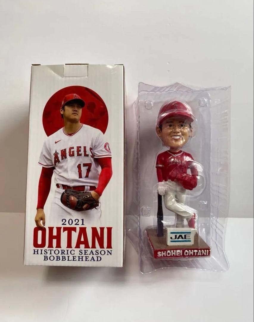 希少品　大谷翔平エンジェルス　ヒストリックシーズン記念ボブルヘッド　商品番号 1